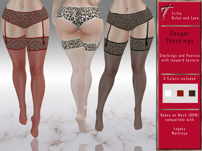 second-life-marketplace-tville-cougar-stockings-bom-pack-for